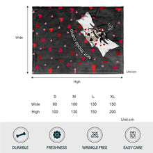 Load image into Gallery viewer, Personalized Not Today Cupid Blanket Custom Name Gift
