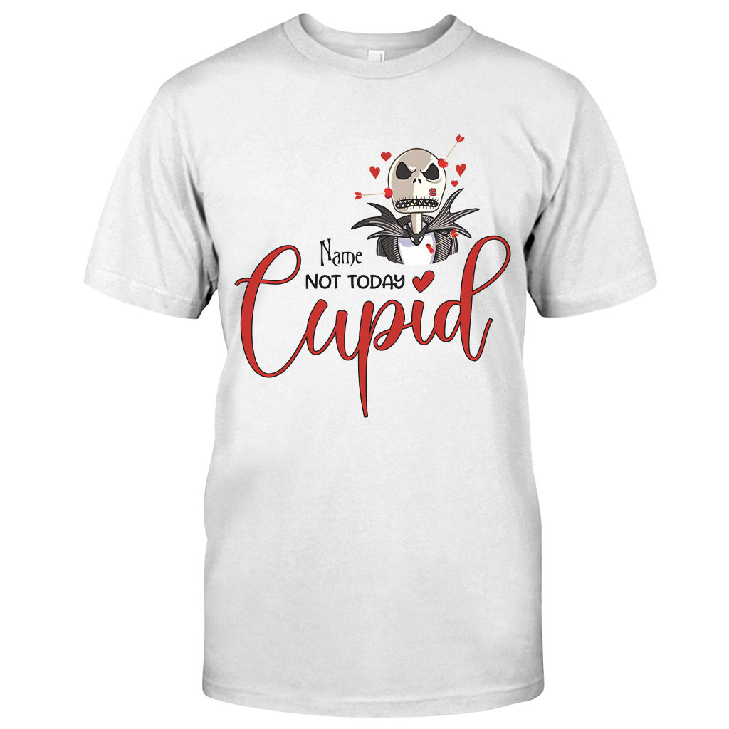 Personalized Not Today Cupid T-shirt & Hoodie Gift for Valentine