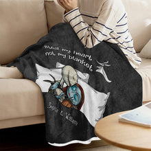Load image into Gallery viewer, Personalized Couple Blanket Custom Name Romantic Gift

