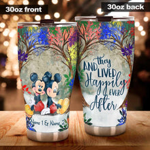 Load image into Gallery viewer, Personalized LGBT Support Tumbler with Custom Names - Unique Couple Gift
