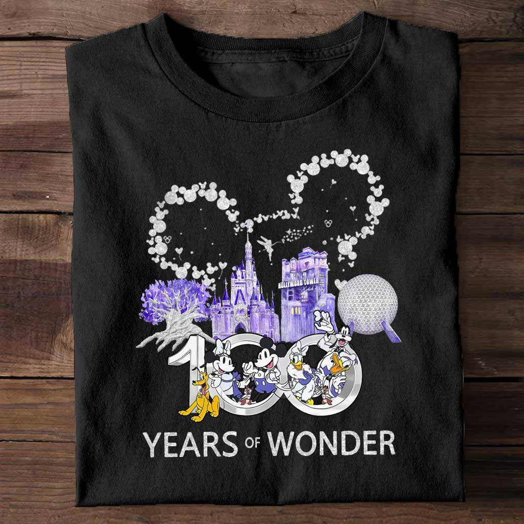 100 Years of Wonder T-shirt & Hoodie for Disney Fans