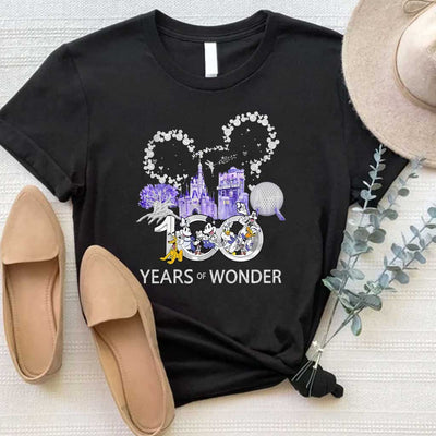 100 Years of Wonder T-shirt & Hoodie for Disney Fans
