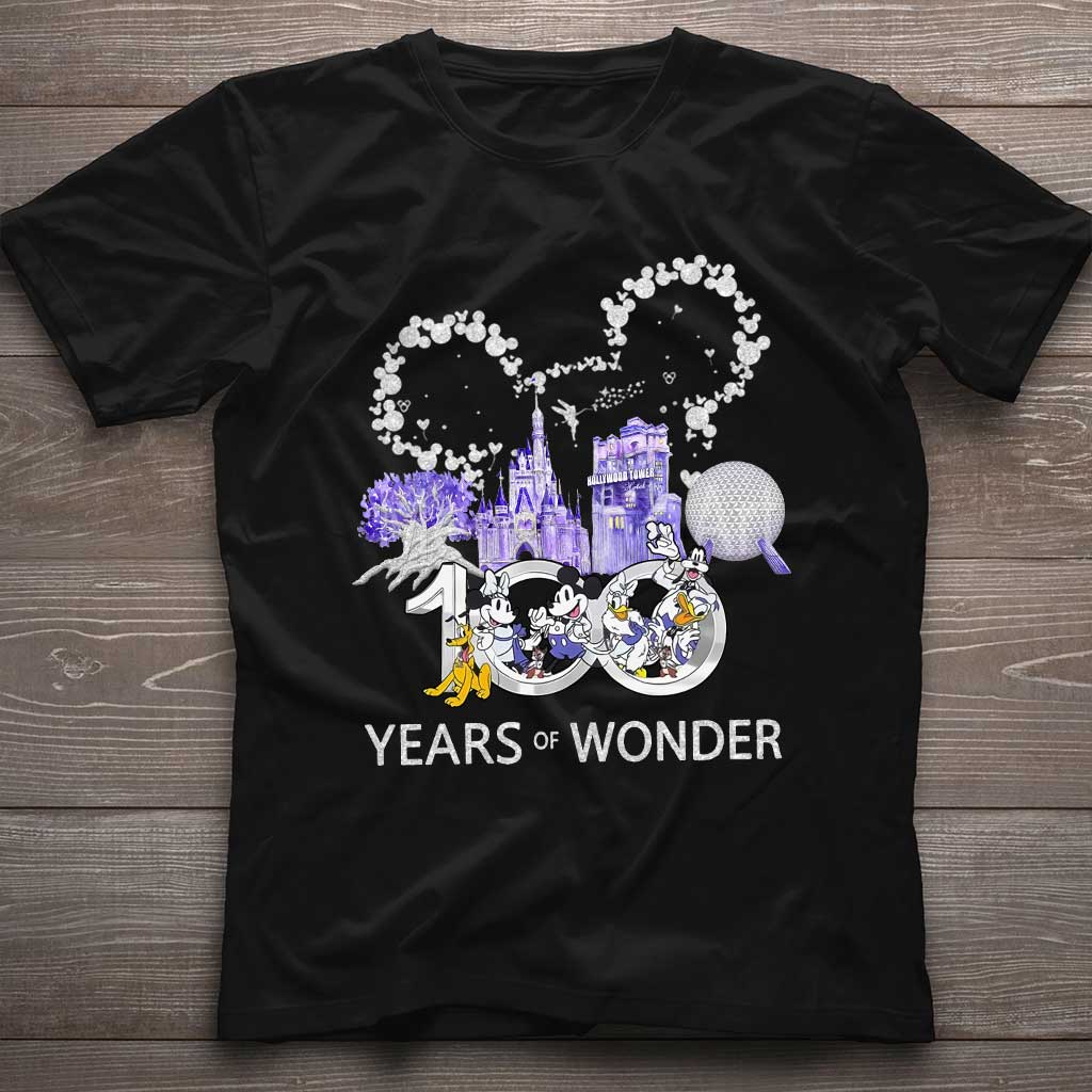 100 Years of Wonder T-shirt & Hoodie for Disney Fans