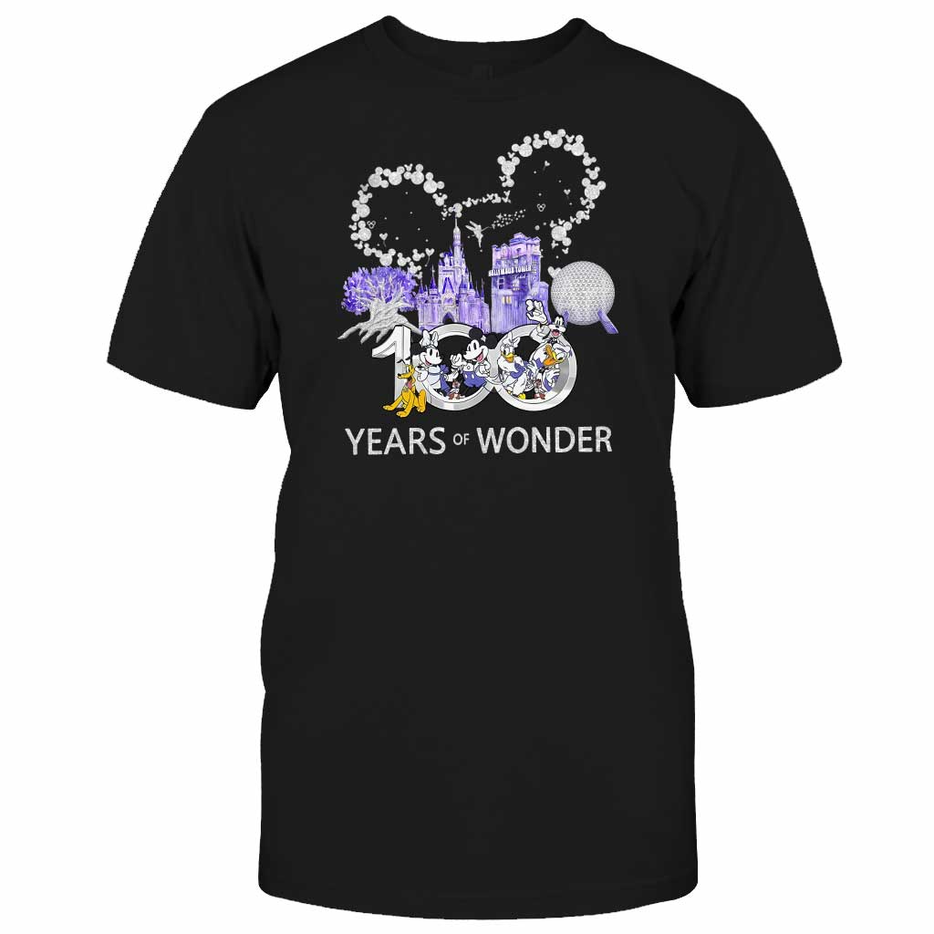 100 Years of Wonder T-shirt & Hoodie for Disney Fans