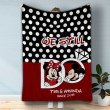 Load image into Gallery viewer, Personalized Couple Blanket We Still Do Custom Name Gift
