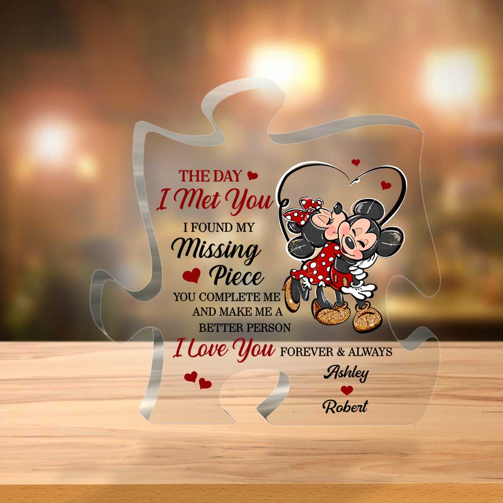 Personalized Couple Acrylic Plaque Custom Name Gift for Anniversary
