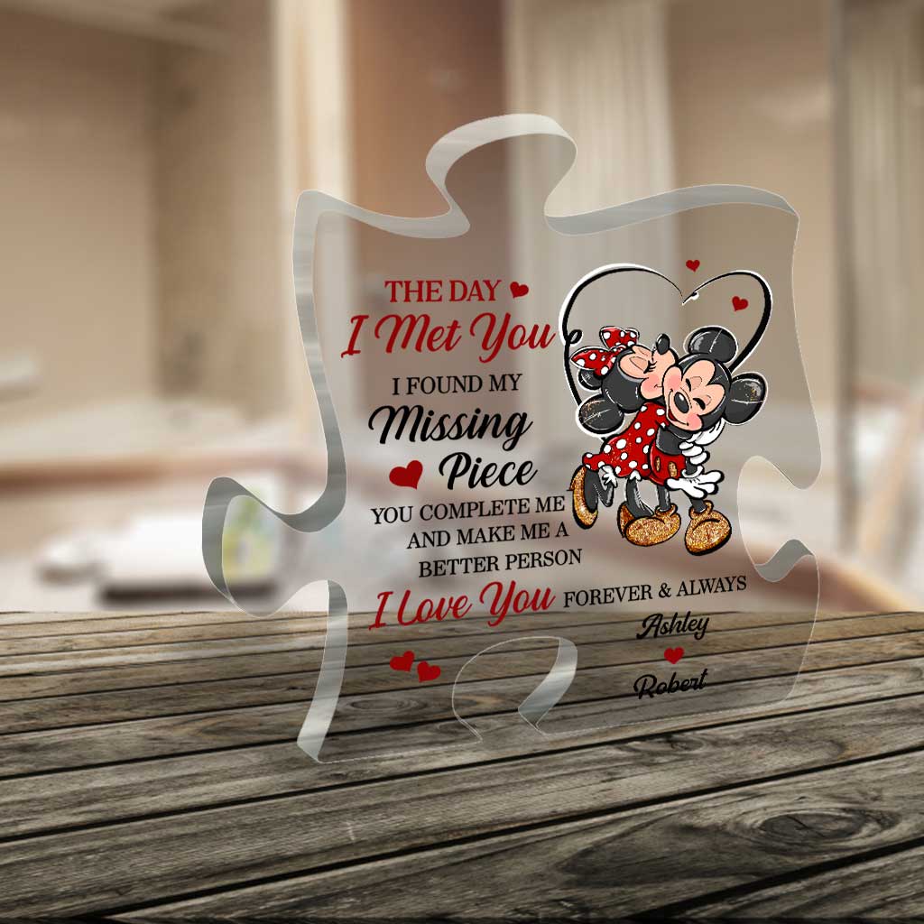 Personalized Couple Acrylic Plaque Custom Name Gift for Anniversary