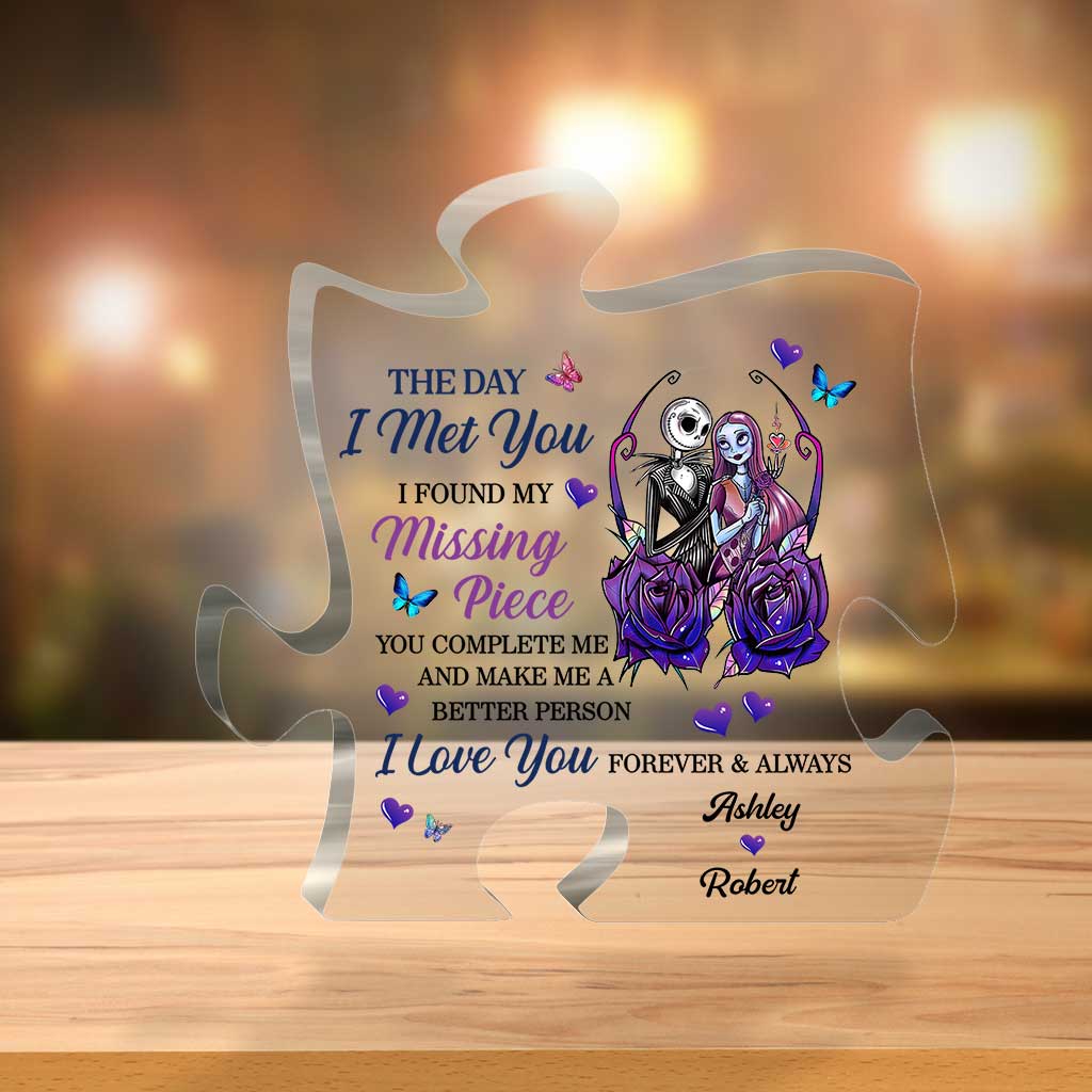 Personalized Couple Acrylic Plaque Custom Shape Gift for Wedding Anniversary
