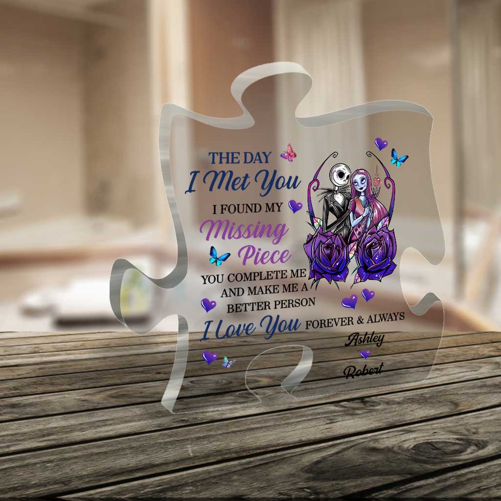 Personalized Couple Acrylic Plaque Custom Shape Gift for Wedding Anniversary