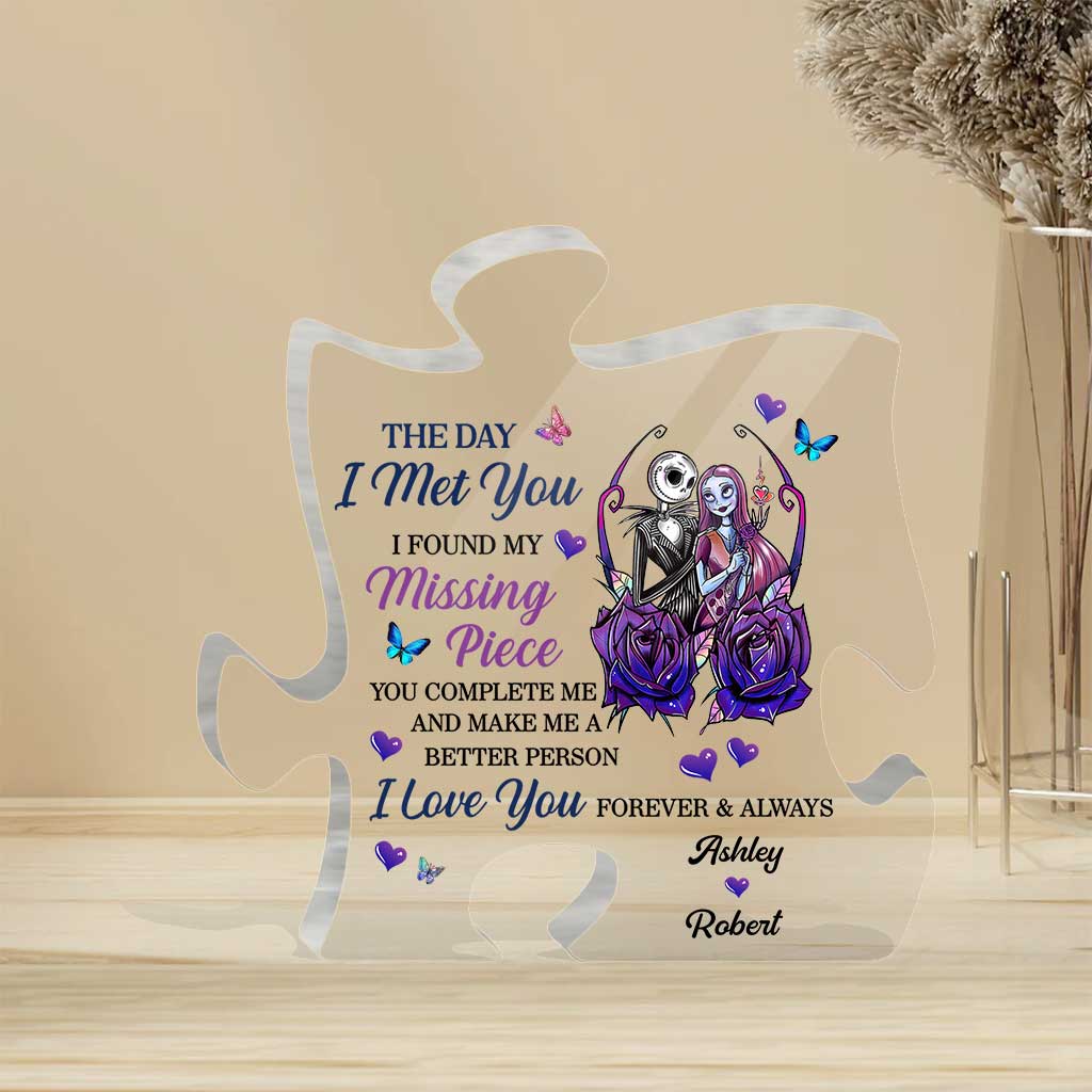 Personalized Couple Acrylic Plaque Custom Shape Gift for Wedding Anniversary