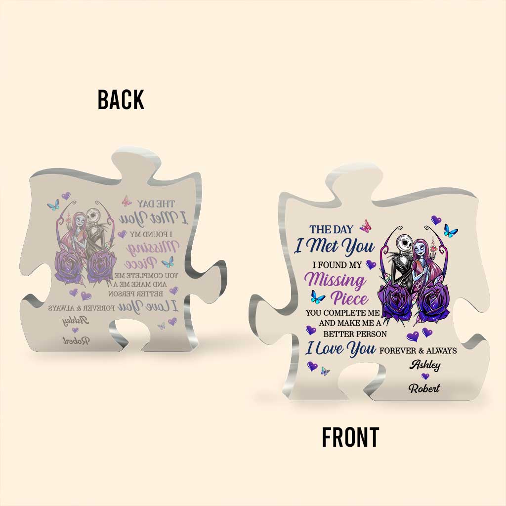 Personalized Couple Acrylic Plaque Custom Shape Gift for Wedding Anniversary