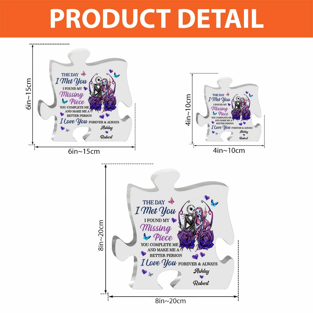 Personalized Couple Acrylic Plaque Custom Shape Gift for Wedding Anniversary