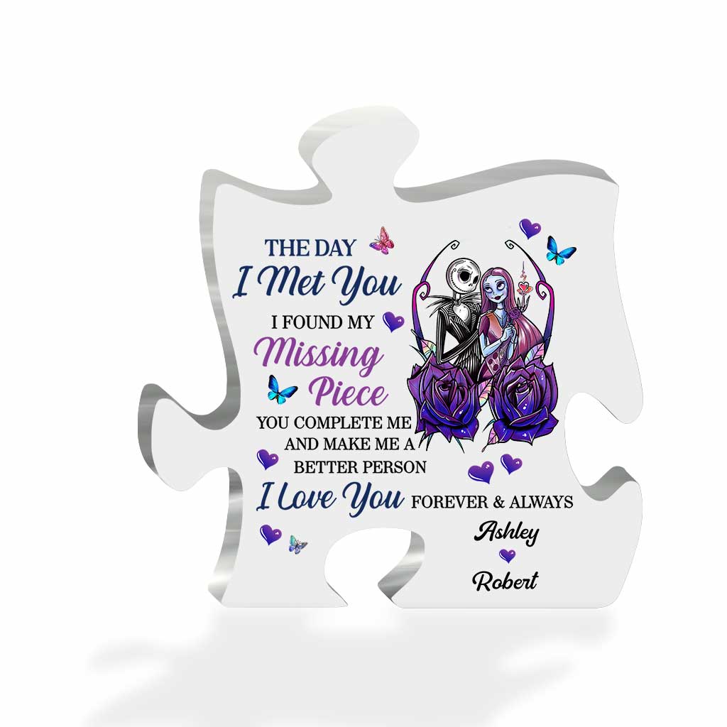 Personalized Couple Acrylic Plaque Custom Shape Gift for Wedding Anniversary