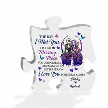 Load image into Gallery viewer, Personalized Couple Acrylic Plaque Custom Shape Gift for Wedding Anniversary
