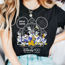 Load image into Gallery viewer, Personalized Disney 100 Years T-shirt &amp; Hoodie with Custom Name for Birthday &amp; Christmas
