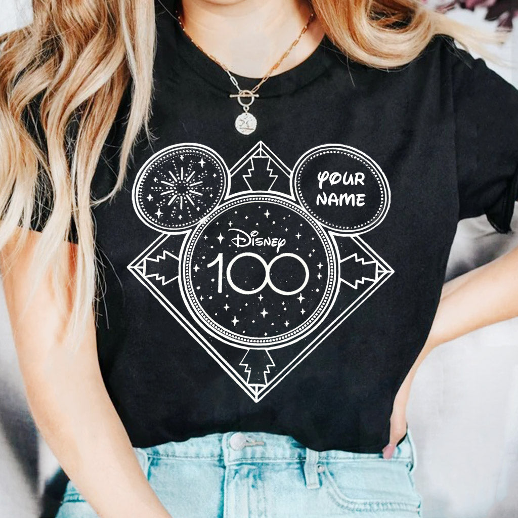 Personalized Disney 100 Celebration T-shirt & Hoodie for Kids & Adults
