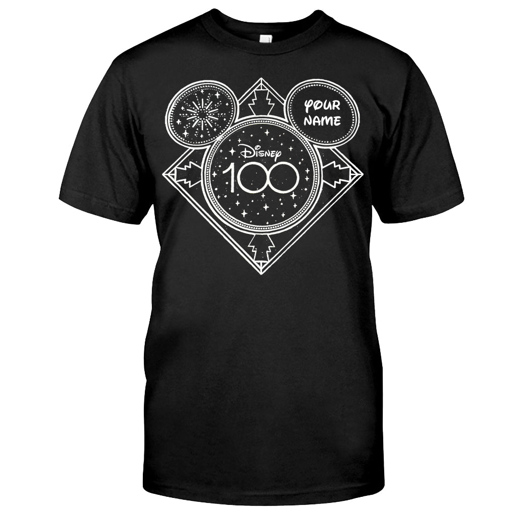 Personalized Disney 100 Celebration T-shirt & Hoodie for Kids & Adults