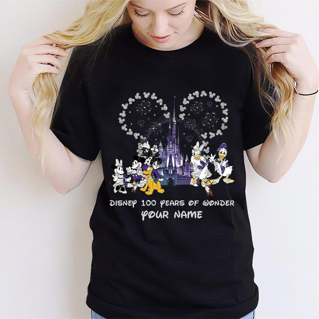 Personalized Disney 100 Years of Wonder T-shirt & Hoodie Gift