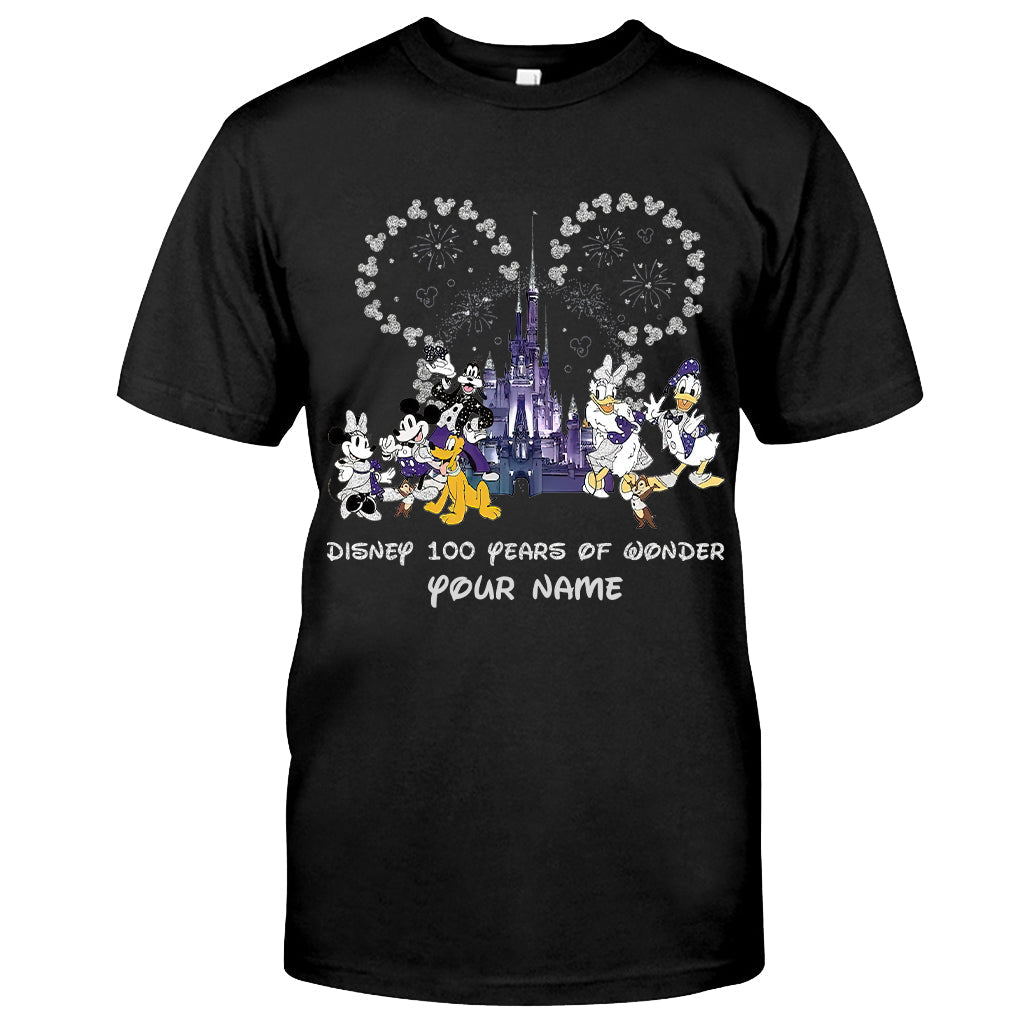 Personalized Disney 100 Years of Wonder T-shirt & Hoodie Gift