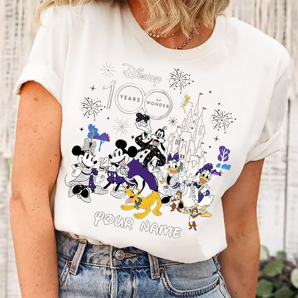 Personalized Disney 100 Years of Wonder T-shirt & Hoodie Gift