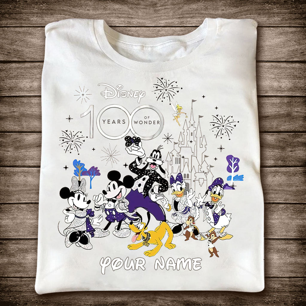 Personalized Disney 100 Years of Wonder T-shirt & Hoodie Gift