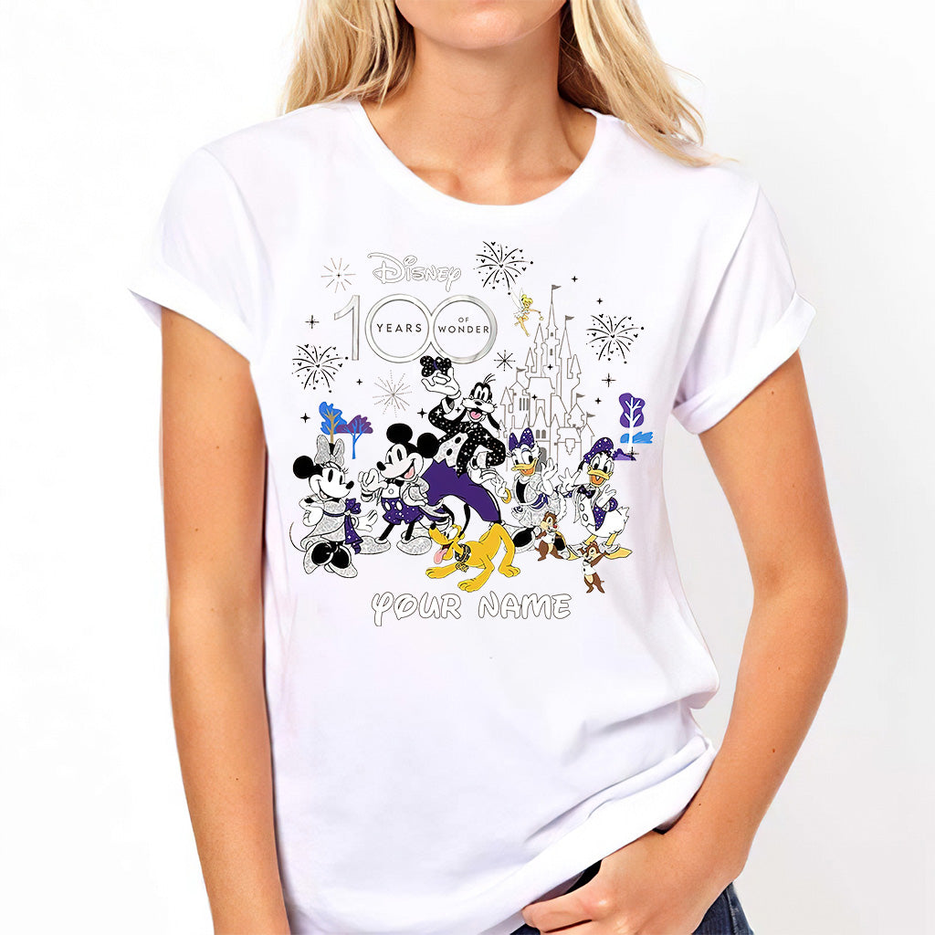 Personalized Disney 100 Years of Wonder T-shirt & Hoodie Gift