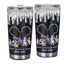 Load image into Gallery viewer, Personalized 100 Years of Wonder Mouse Tumbler Custom Name Gift

