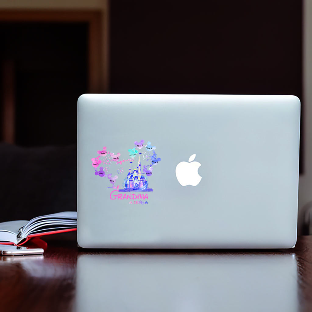 Personalized Magical Mouse Ears Decal for Mother's Day Gift