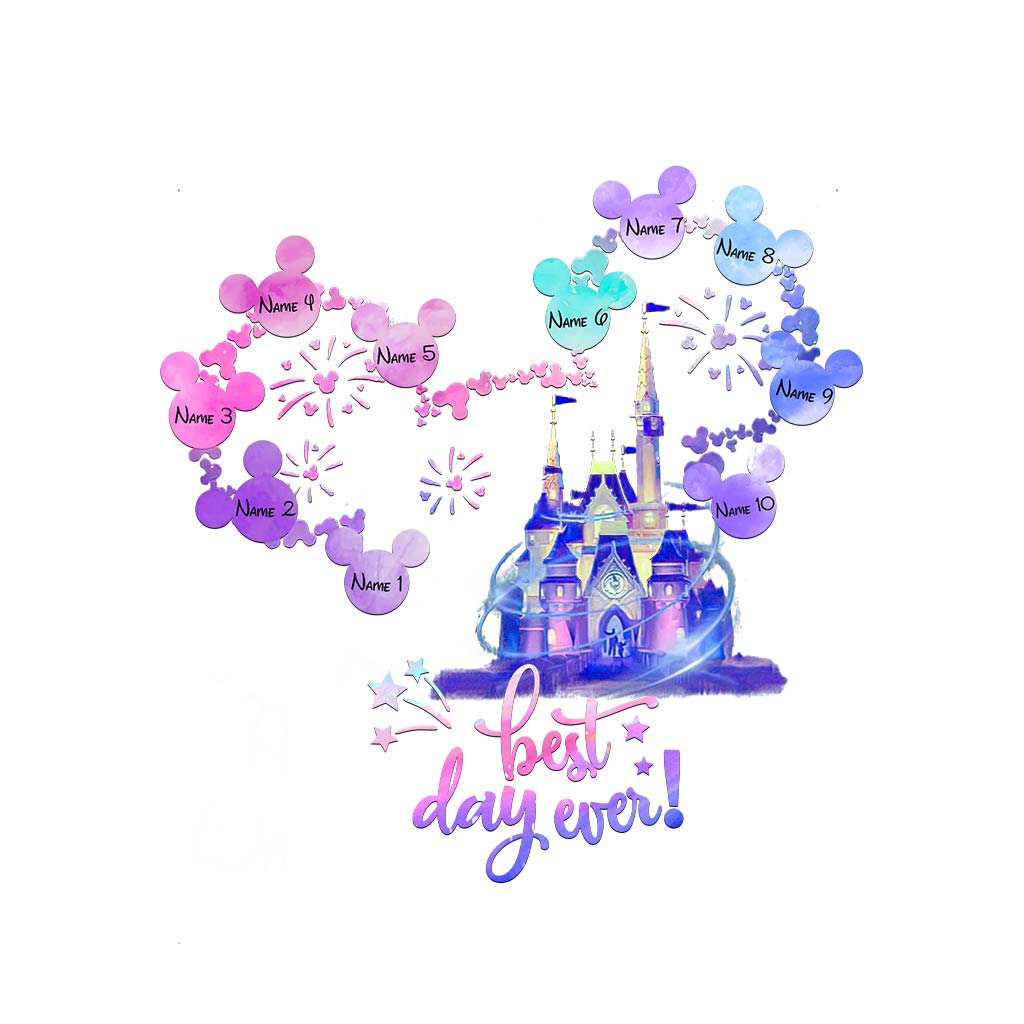 Personalized Best Day Ever Mouse Decal for Car or Wall