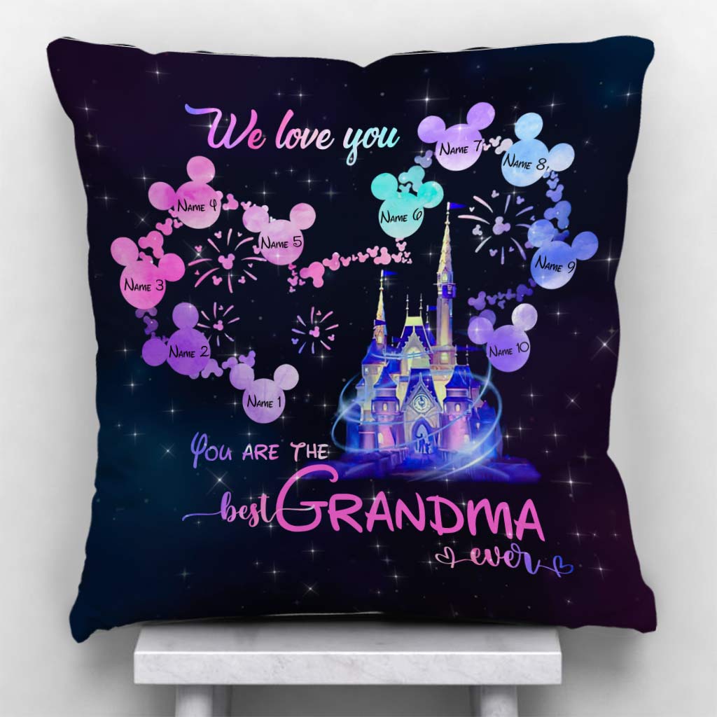 Personalized Grandma Throw Pillow Gift for Mother's Day