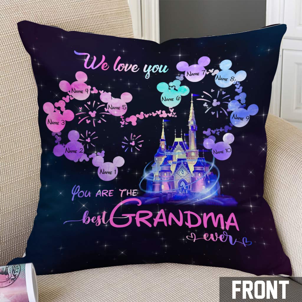 Personalized Grandma Throw Pillow Gift for Mother's Day