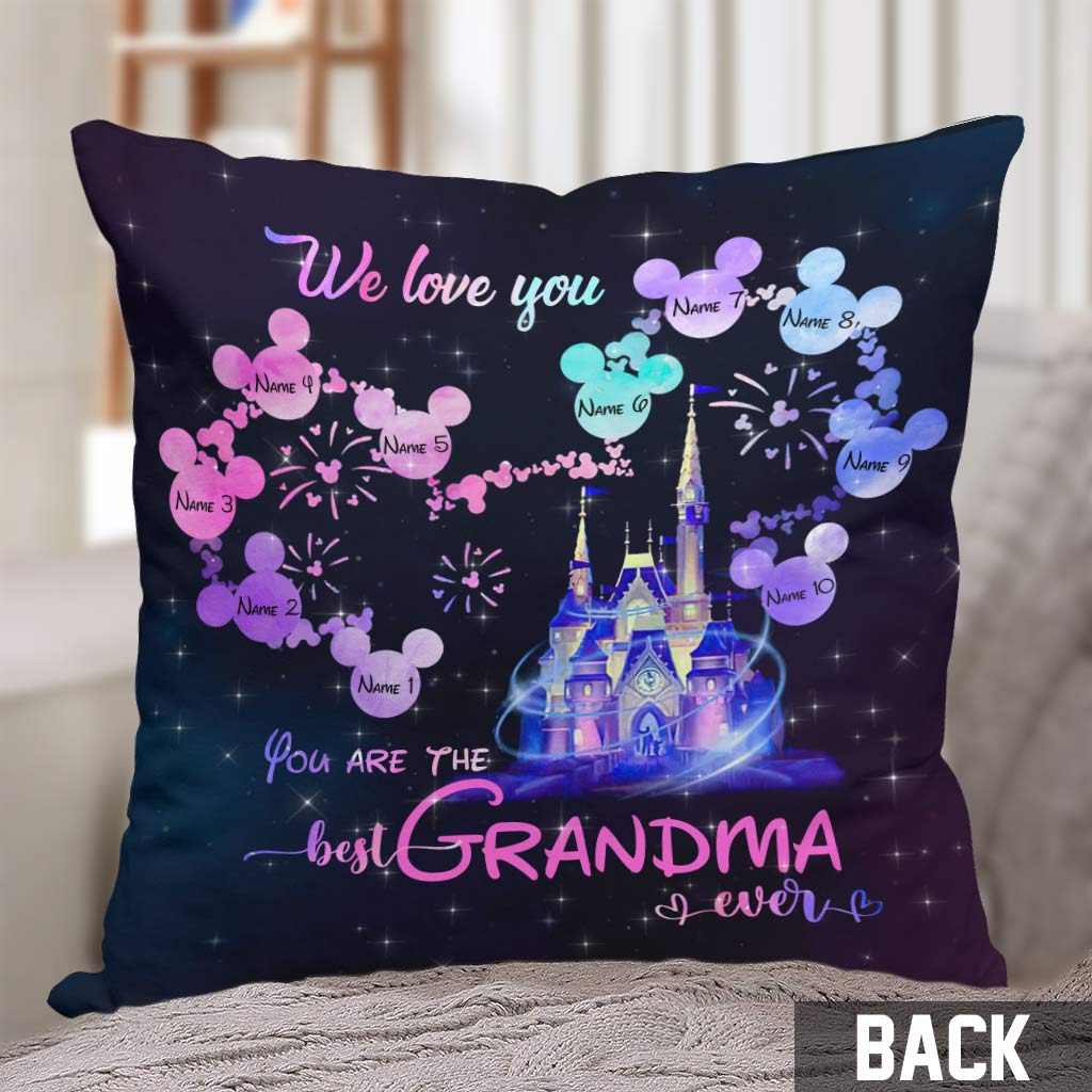 Personalized Grandma Throw Pillow Gift for Mother's Day
