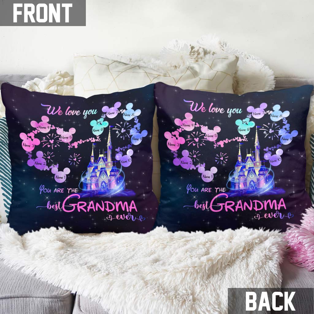 Personalized Grandma Throw Pillow Gift for Mother's Day
