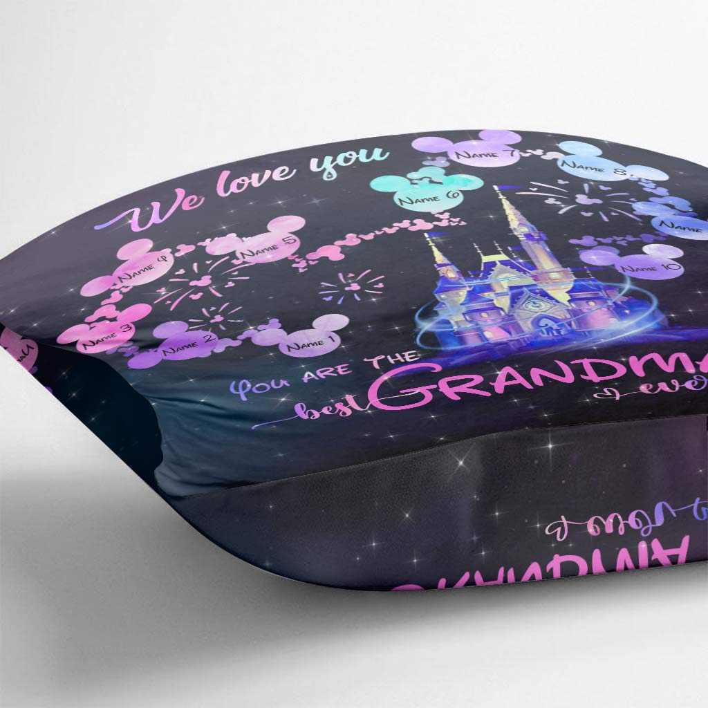 Personalized Grandma Throw Pillow Gift for Mother's Day