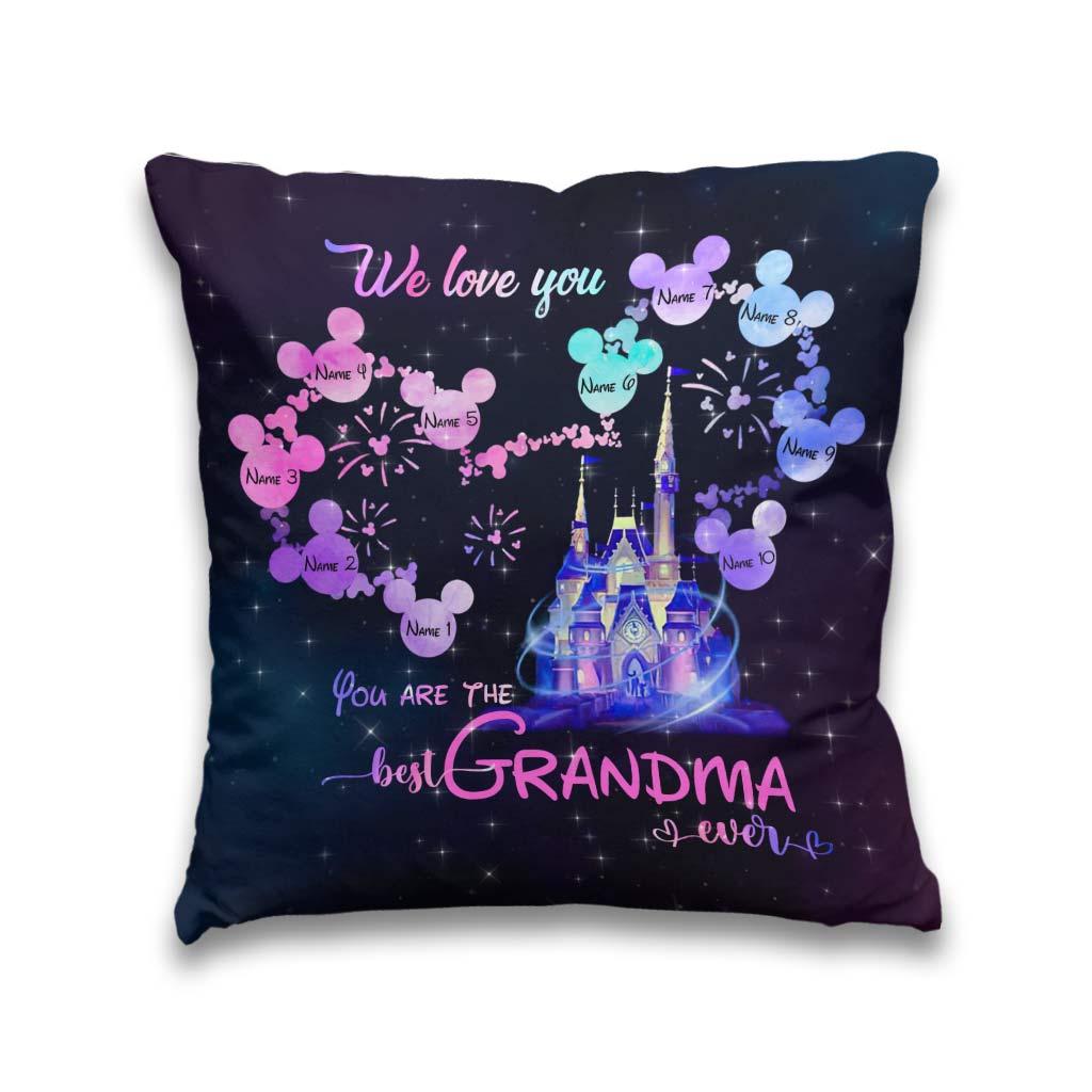 Personalized Grandma Throw Pillow Gift for Mother's Day