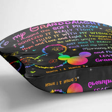 Load image into Gallery viewer, Personalized Soft Pillow with Heartwarming Message for Grandma's Granddaughter
