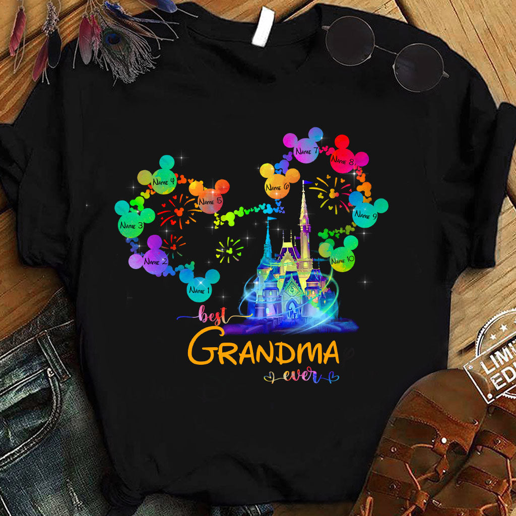 Personalized Magical Mouse Ears Kid Shirt Best Grandma Gift