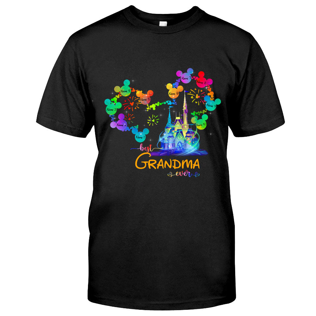 Personalized Magical Mouse Ears Kid Shirt Best Grandma Gift