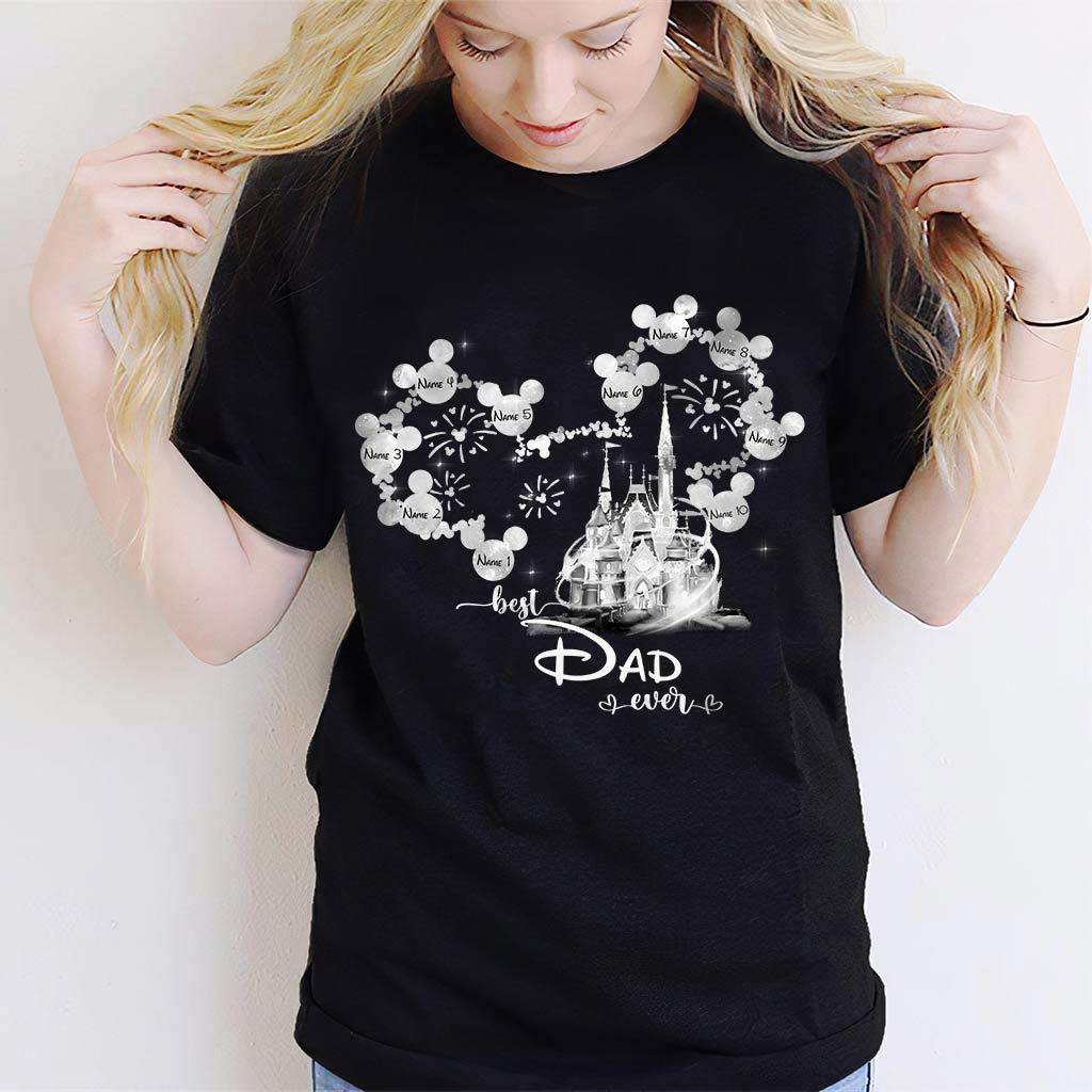 Personalized Best Dad Ever T-Shirt & Hoodie Gift for Father's Day