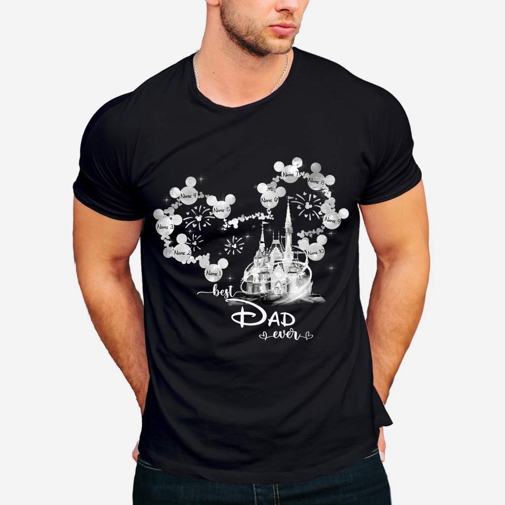 Personalized Best Dad Ever T-Shirt & Hoodie Gift for Father's Day