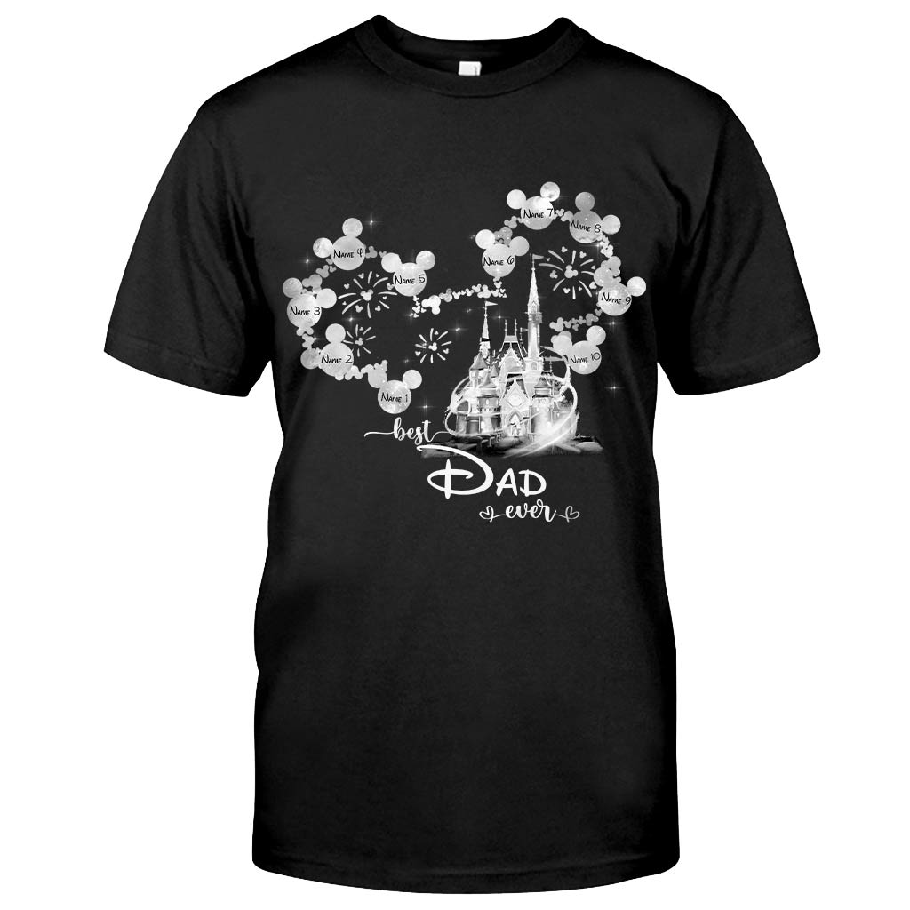 Personalized Best Dad Ever T-Shirt & Hoodie Gift for Father's Day
