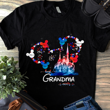 Load image into Gallery viewer, Personalized Best Grandma Ever T-shirt &amp; Hoodie for Independence Day Gift
