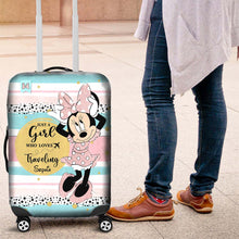 Load image into Gallery viewer, Personalized Minnie Mouse Luggage Cover Custom Name Travel Gift for Girls
