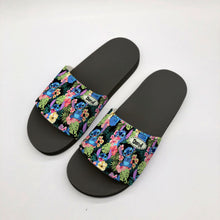 Load image into Gallery viewer, Personalized Ohana Slide Sandals with Custom Name for Beach or Home
