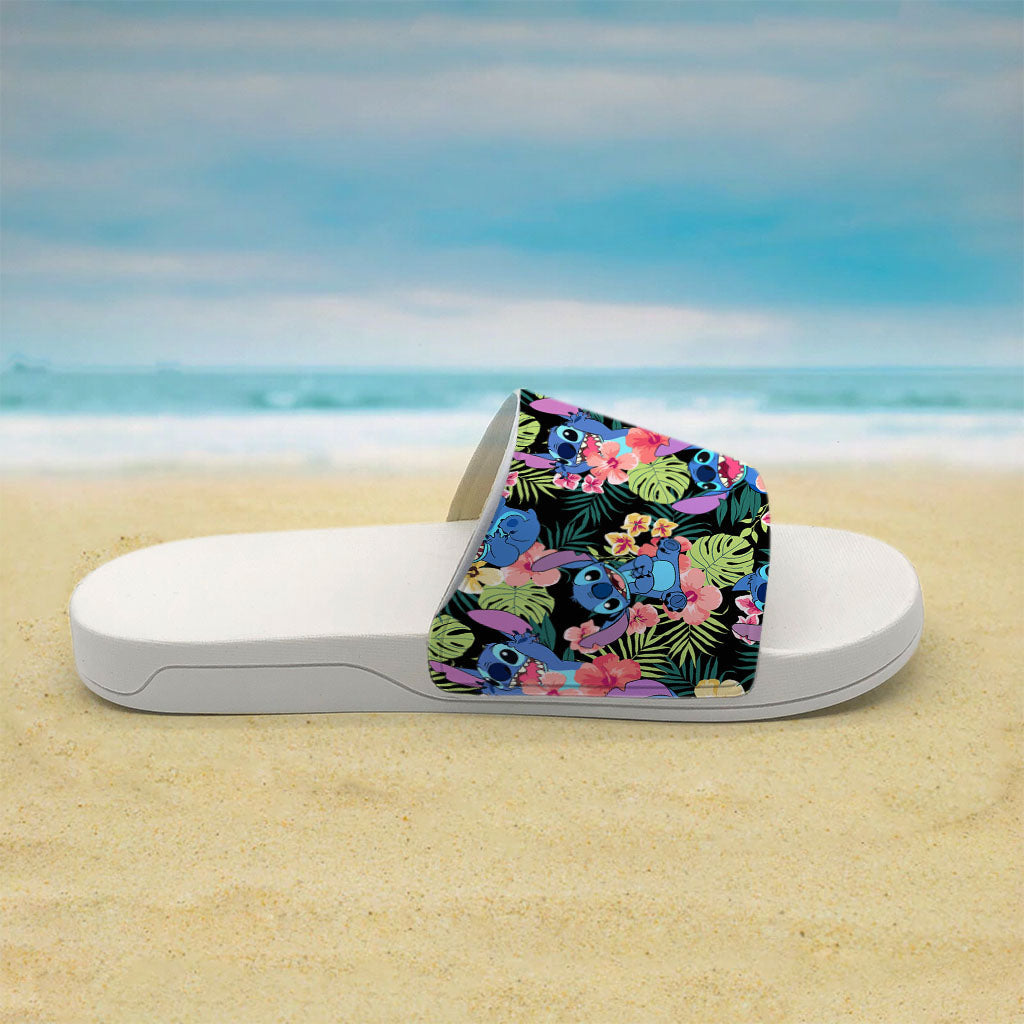 Personalized Ohana Slide Sandals with Custom Name for Beach or Home