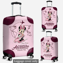 Load image into Gallery viewer, Personalized Minnie Mouse Luggage Cover Custom Name Travel Gift
