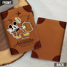 Load image into Gallery viewer, Personalized Mouse Passport Holder Custom Name Travel Gift
