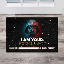 Load image into Gallery viewer, Personalized Doormat I Am Your Doormat Custom Family Name
