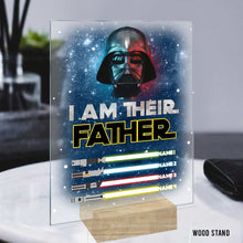 Load image into Gallery viewer, Personalized Father's Day Acrylic Plaque Custom Names Gift
