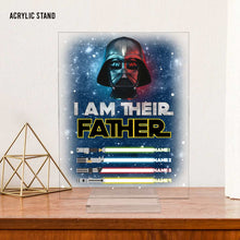 Load image into Gallery viewer, Personalized Father's Day Acrylic Plaque Custom Names Gift
